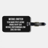 Elegant Green Dinosaur T-Rex Tyrannosaurus Reise Gepäckanhänger (Rückseite horizontal)