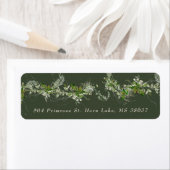 Elegant Green Eucalyptus Wedding Envelope (Insitu)