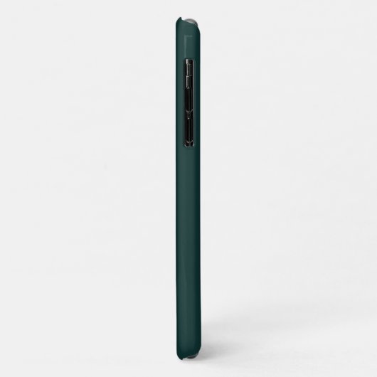 Elegant Green Floral iPhone Case (Hinten/Links)
