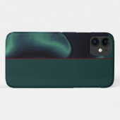 Elegant Green Floral iPhone Case (Rückseite (Horizontal))