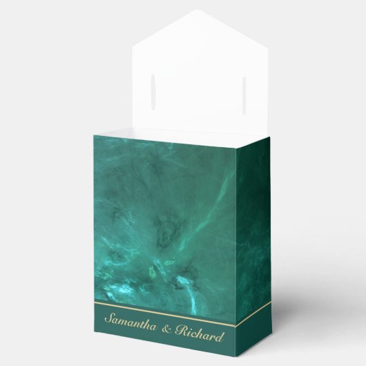 Elegant Green Geschenkschachtel (Geöffnet)