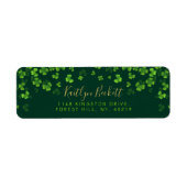Elegant Green Kleeblatts Irish St. Patrick's Day (Vorne)