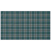Elegant Green Navy Preppy Tartan Plaid Christmas Tischdecke (Vorderseite (Horizontal))
