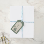 Elegant Green Pear Wedding Vielen Dank Geschenkanhänger (Mit Garn)