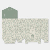 Elegant Green Pear Wedding Vielen Dank Geschenkschachtel (Ungefaltet)