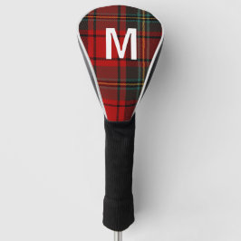 Elegant green & red tartan plaid Personalized Golf Headcover