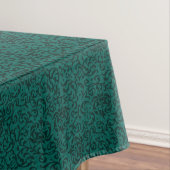 Elegant Green William Morris Style Floral Damask Tischdecke (Beispiel)