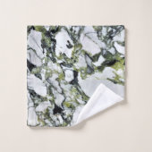 Elegant Green Zen Badhandtuch Set (Waschlappen)