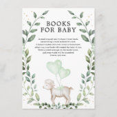 Elegant Greenerity Lamb Spring Sheep Books for Bab Begleitkarte (Vorderseite)