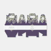 Elegant Greenerity Lila Wedding Vielen Dank Geschenkschachtel (Ungefaltet)