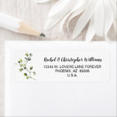 Elegant Greenerity Personalisiert Address Label (Insitu)