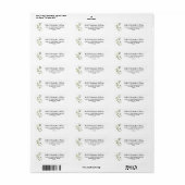 Elegant Greenerity Personalisiert Address Label (Vorne)