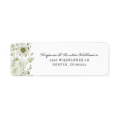 Elegant Greenerity Return Address Label (Vorne)