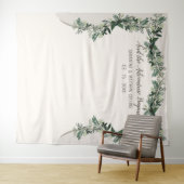 Elegant Greenerity Wedding Backdrop Foto Stand Wandteppich (Beispiel (Horizontal))