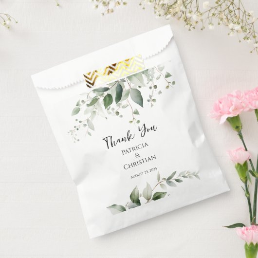 Elegant Greenerity Wedding Geschenktütchen (Versiegelt)