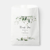 Elegant Greenerity Wedding Geschenktütchen (Vorderseite)