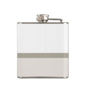 Elegant Greenerity Wedding Party Celebration Flachmann (Rückseite)