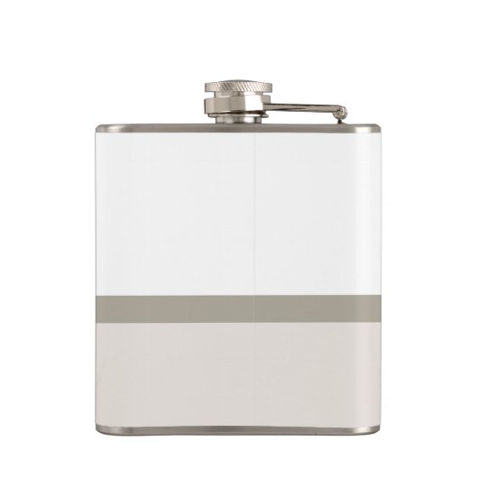 Elegant Greenerity Wedding Party Celebration Flachmann (Rückseite)