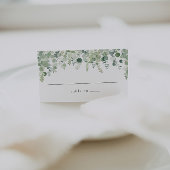 Elegant Greenerity Wedding Platzkarten