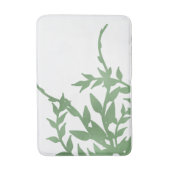 Elegant Greenery Badematte (Vorderseite Vertikal)