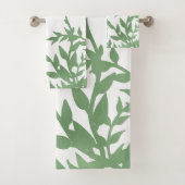 Elegant Greenery Badhandtuch Set (Insitu)