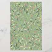Elegant Greenery Budget Einladungen (Rückseite)