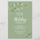 Elegant Greenery Budget Einladungen (Vorderseite)