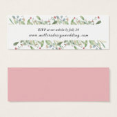 Elegant Greenery Eucalyptus Blätter Wedding Websit (Vorne & Hinten)