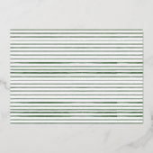 Elegant Greenery Eucalyptus Foliage Baby Shower Folieneinladung (Rückseite)