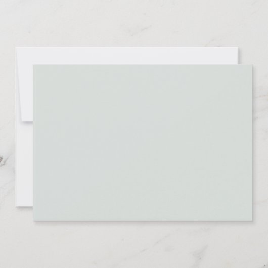 Elegant Greenery Eucalyptus Gold Wedding Save The Date (Rückseite)