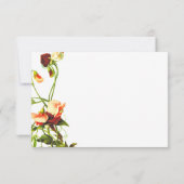 Elegant Greenery Eucalyptus Rose Blumenhochzeit RSVP Karte (Rückseite)