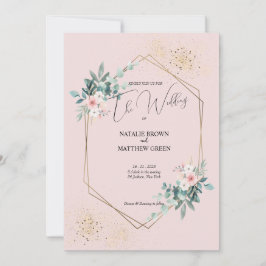 Elegant Greenery Eucalyptus Wedding Einladung