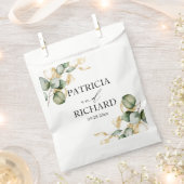 Elegant Greenery Eucalyptus Wedding Geschenktütchen (Ausgeschnitten)