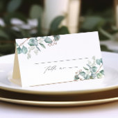 Elegant Greenery Eucalyptus Wedding Platzkarte