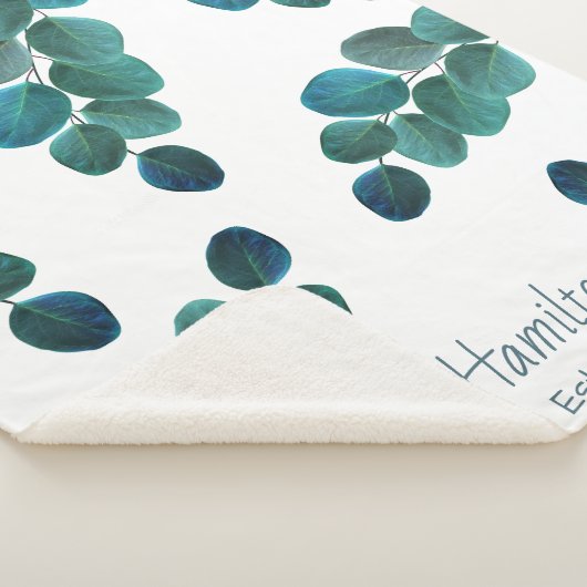 Elegant Greenery | Eukalyptus - Blätter und Famili Sherpadecke (3/4)