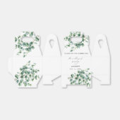 Elegant Greenery Eukalyptus wedding Geschenkschachtel (Ungefaltet)