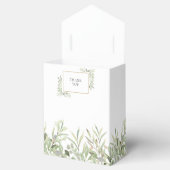 Elegant Greenery Foliage Wedding Geschenkschachtel (Geöffnet)
