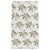 Elegant Greenery Gift Bag Kleine Geschenktüte (Vorderseite)