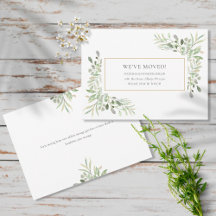 Elegant Greenery Moving