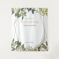 Elegant Greenery n Gold Floral Bridal Shower