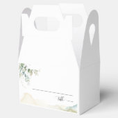 Elegant Greenery Platzkarte / Geschenkschachtel (Geöffnet)