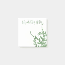 Elegant Greenery Post-it Klebezettel
