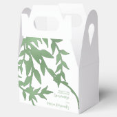Elegant Greenery Quinceañera Geschenkschachtel (Geöffnet)