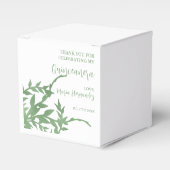 Elegant Greenery Quinceañera Geschenkschachtel (Vorderseite)