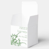 Elegant Greenery Quinceañera Geschenkschachtel (Geöffnet)