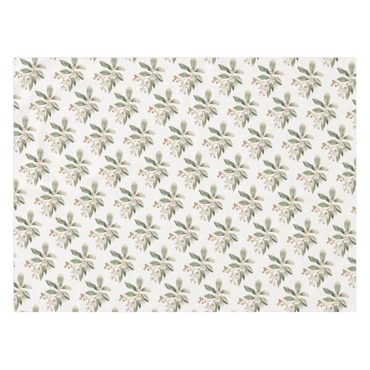 Elegant Greenery Tablecloth Tischdecke (Vorderseite (Horizontal))