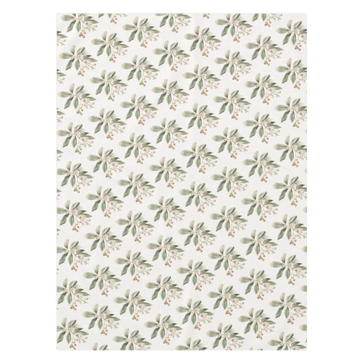 Elegant Greenery Tablecloth Tischdecke (Vorderseite)