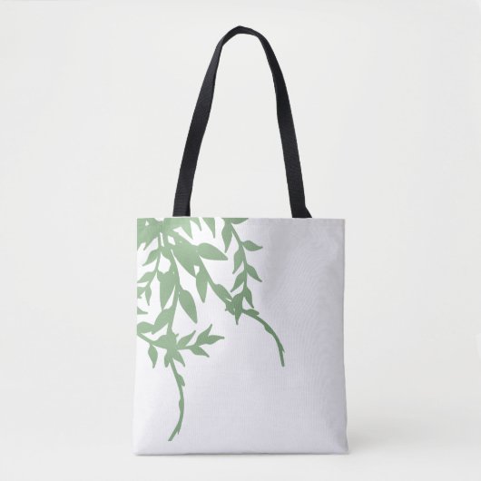 Elegant Greenery Tasche (Vorderseite)