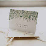 Elegant Greenery Vielen Dank Postcard Dankeskarte<br><div class="desc">Es handelt sich um eine einfache, elegante Eukalyptus-Dankeschön-Karte mit Aquarellelementen und einem modernen Schriftart. Bearbeiten Sie alle Texte und alle Farben* auf dieser Hochzeitsvorstellung. * Die Farbe der Aquarellgrün ist nicht editierbar // Für passende Objekte, besuchen Sie bitte die "ASHTON" Kollektion im Sincerely By Nicole Zazzle Store. * Wenn Ihnen...</div>