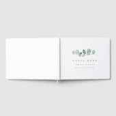 Elegant Greenery Wedding Guest Book Gästebuch (Voll)